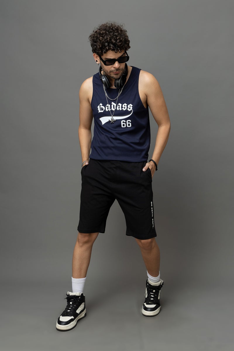 Go Devil Black Casual Shorts For Men - Image 4
